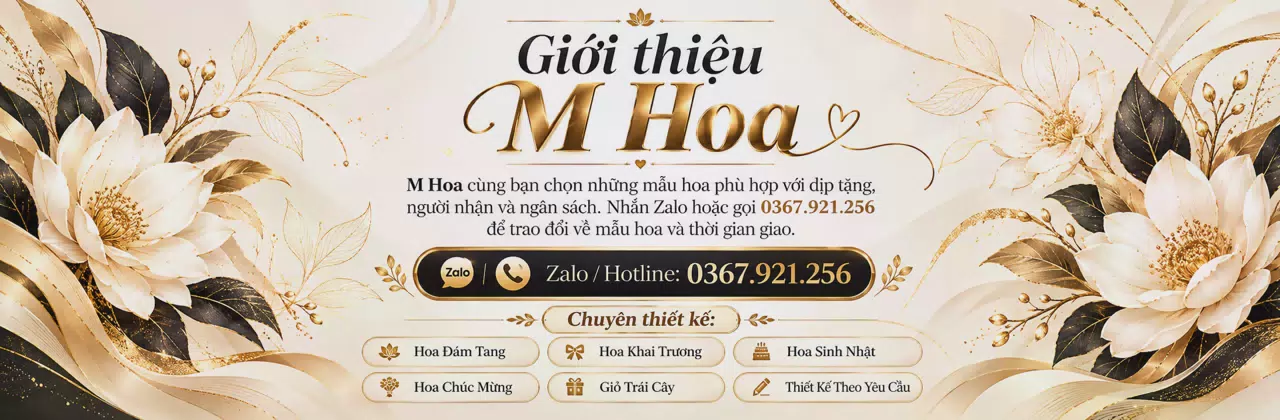 Ảnh bìa Shop hoa tươi Xã Bắc Thái Ninh Hưng Yên - Một món hoa, nhiều điều muốn nói